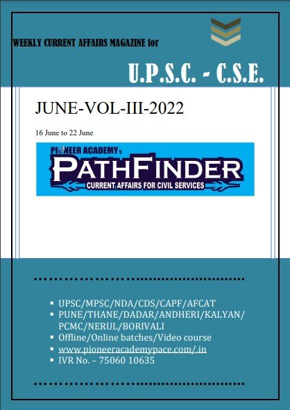 June 2022-3rd Week-Upsc Current Affairs